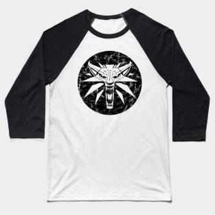 The Witcher Wolf Medallion Baseball T-Shirt